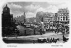 Piccadilly, Manchester (b/w photo)