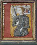 Joan of Arc (1412-31) (vellum)