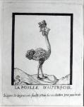 'La Poulle d'Autriche', caricature of Marie-Antoinette (1755-93) 1791 (pen & ink on paper) (b/w photo)