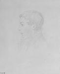 George Parker Bidder, 1819 (pencil on paper)