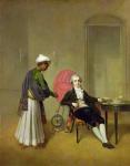 A Gentleman, possibly William Hickey, and his Indian Servant, c.1785 (oil on canvas)