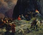 The Meeting of General Kluke von Klugenau and Imam Shamil in 1837, 1849 (oil on canvas)