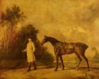 Assheton, first Viscount Curzon, and his mare Maria, 1771 (oil on canvas)