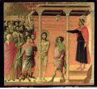 The Flagellation, from the Maesta altarpiece, c. 1308-11 (tempera on panel0