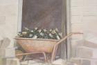 Champagne Wheelbarrow, 1985 (acrylic on canvas)