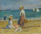 Figures on the Beach, 1890 (oil on canvas)