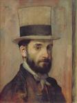 Portrait of Leon Bonnat (1833-1922) c.1863 (oil on canvas)