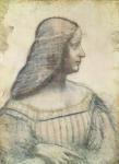 Portrait of Isabella d'Este (1474-1539) (red chalk & pierre noire on paper)