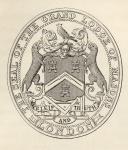 The Seal of the Grand Lodge of Masons, London, before 1813, from 'The History of Freemasonry, volume II', published by Thomas C. Jack, London, 1883 (litho)