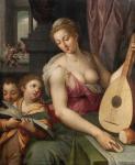 Allegory of music, c.1575 (oil on canvas)