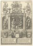 Coat of arms of the Antwerp Guild of Saint Luke, 1500-49 (print)