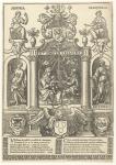 Coat of arms of the Antwerp Guild of Saint Luke, 1500-49 (print)