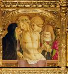 Altarpiece of St Emidio, polyptych, detail of the Pieta, 1473 (tempera on wood)