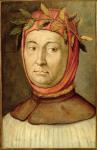 Portrait of Petrarch (Francesco Petrarca) (1304-74) (oil on panel)