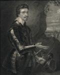 Portrait of Thomas Wentworth (1593-1641) 1st Earl of Strafford, from 'Lodge's British Portraits', 1823 (litho)