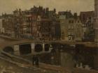 The Rokin in Amsterdam, 1897 (oil on canvas)