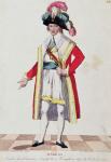 Paul Francois Jean Nicolas (1755-1829) Vicomte de Barras (coloured engraving)