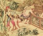 Children Gardening (after a cartoon by Le Brun), woven at the Atelier des Gobelins (wool tapestry)