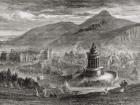 View over Edinburgh from The Burns Monument on Calton Hill, from 'Scottish Pictures Drawn with Pen and Pencil', by Samuel G. Green, published in 1886 (litho)