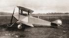 A Sopwith Tabloid, single seater scout tractor biplane used during World War One, from 'The Illustrated War News', 1915 (b/w photo)