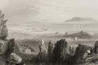 Dublin Bay from Kingstown Quarries, from 'Scenery and Antiquities of Ireland' by George Virtue, 1860s (engraving)