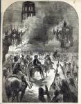 The burning of Old St. Paul's, 1666 (engraving)