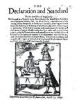 The Declaration and Standard of the Levellers, April 23 1649 (woodcut) (b/w photo)