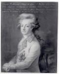 Portrait of Marshal Charles-Joseph (1735-1814) Prince de Ligne (oil on canvas) (b/w photo)