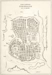 Plan of ancient Jerusalem as it was presumed to be at the time of Jesus Christ (litho)