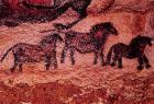 Rock painting of tarpans (ponies), c.17000 BC (cave painting)
