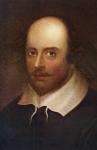 Portrait of William Shakespeare (1564-1616) (colour litho)