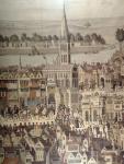 The Coronation Procession of King Edward VI (1537-53) in 1547 (w/c on paper) (detail of 2916)