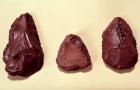 Flint axe heads (stone)