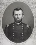 Portrait of Ulysses S. Grant (1822-85) (litho)