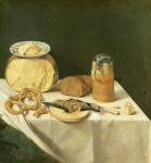 Breakfast Still Life (oil on canvas)