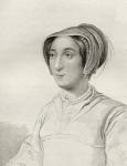 Elizabeth Cooke, engraved by Rivers, illustration from 'A catalogue of Royal and Noble Authors, Volume II', published in 1806 (litho)