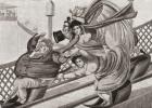 Fun on the roller coaster, 1815. From Illustrierte Sittengeschichte vom Mittelalter bis zur Gegenwart by Eduard Fuchs, published 1909.