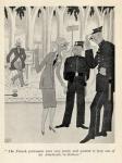 'The French policemen were very polite...', illustration from 'But Gentlemen Marry Brunettes' by Anita Loos, published in 1928 (litho)