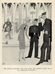 'The French policemen were very polite...', illustration from 'But Gentlemen Marry Brunettes' by Anita Loos, published in 1928 (litho)