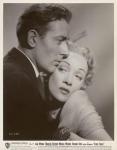 Still from the film "Stage Fright" with Michael Wilding and Marlene Dietrich, 1950 (b/w photo)