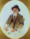 Portrait of Melchior Anderegg (w/c on paper)