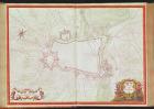 Ms. 986, Vol.1 Plan and Map of Cambrai, from the 'Atlas Louis XIV', 1683-88 (gouache on paper)