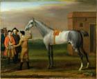 Lamprey, with his owner, Sir William Morgan, at Newmarket, 1723 (oil on canvas)