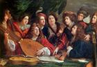 The Musical Society, 1688 (oil on canvas)