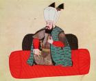 Portrait of Sultan Selim II 'The Destroyer' (gouache on paper)