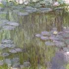 Nympheas at Giverny, 1918 (oil on canvas)