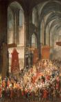 The Investiture Joseph II (1741-90) following his coronation as Emperor of Germany in Frankfurt Cathedral, 1764