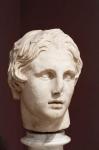 Head of Alexander the Great, the first half of the 2nd century (marble)