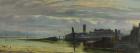 Twilight in the Lagoons near Venice, 1875-85 (oil on canvas)