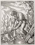 The wine grower, after an engraving by Jost Amman (1539-91) from 'Le Moyen Age et La Renaissance' by Paul Lacroix (1806-84) published 1847 (litho)